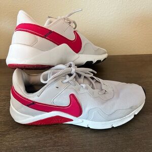 Nike Women’s Shoes - Gray, White, and Pink